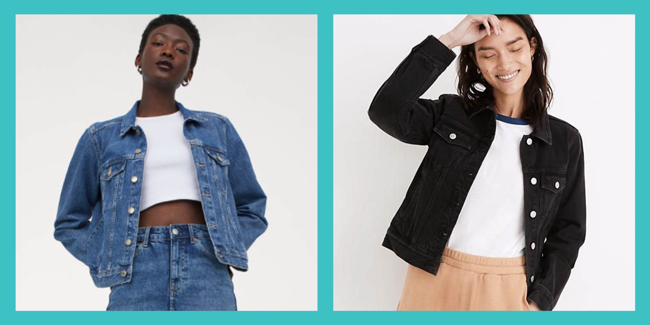 Women Denim Jackets Oversize Long Sleeve Solid Color Basic Button Down Jean  Jacket Coat with Pockets - Walmart.com